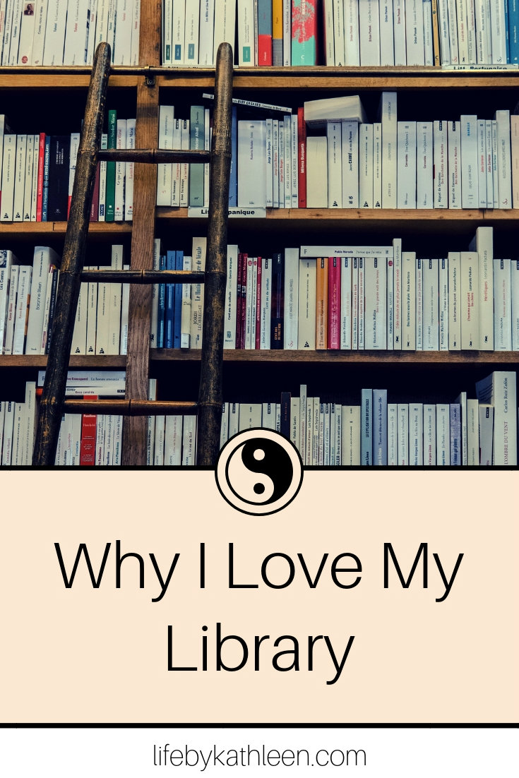 library shelves. why i love my library