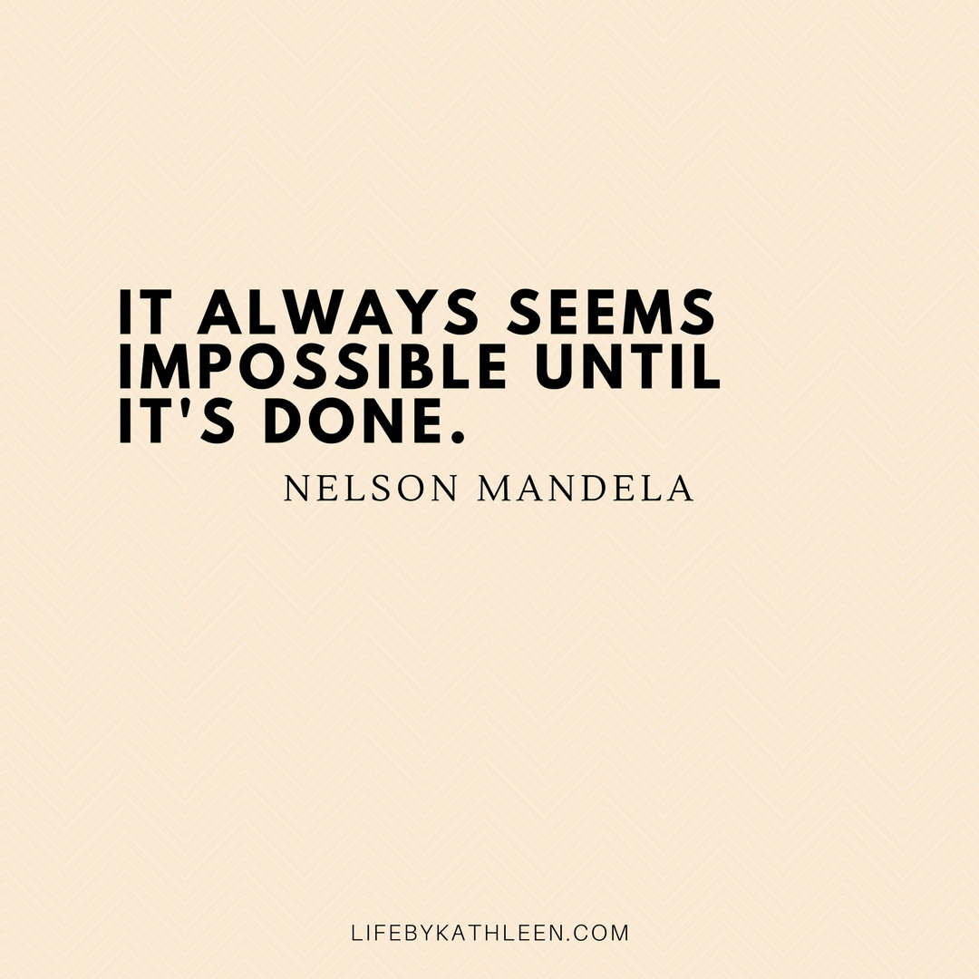 It Always Seems Impossible Until It's Done - Nelson Mandela #quotes #nelsonmandela #impossible