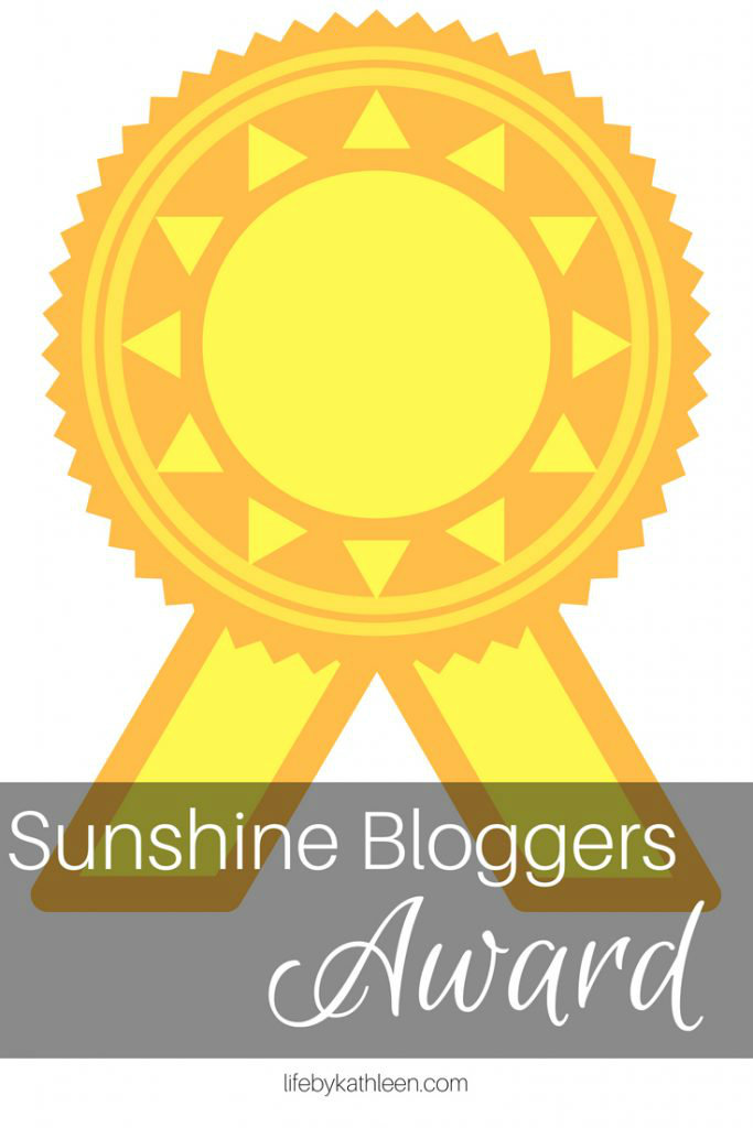 Sunshine Bloggers Award