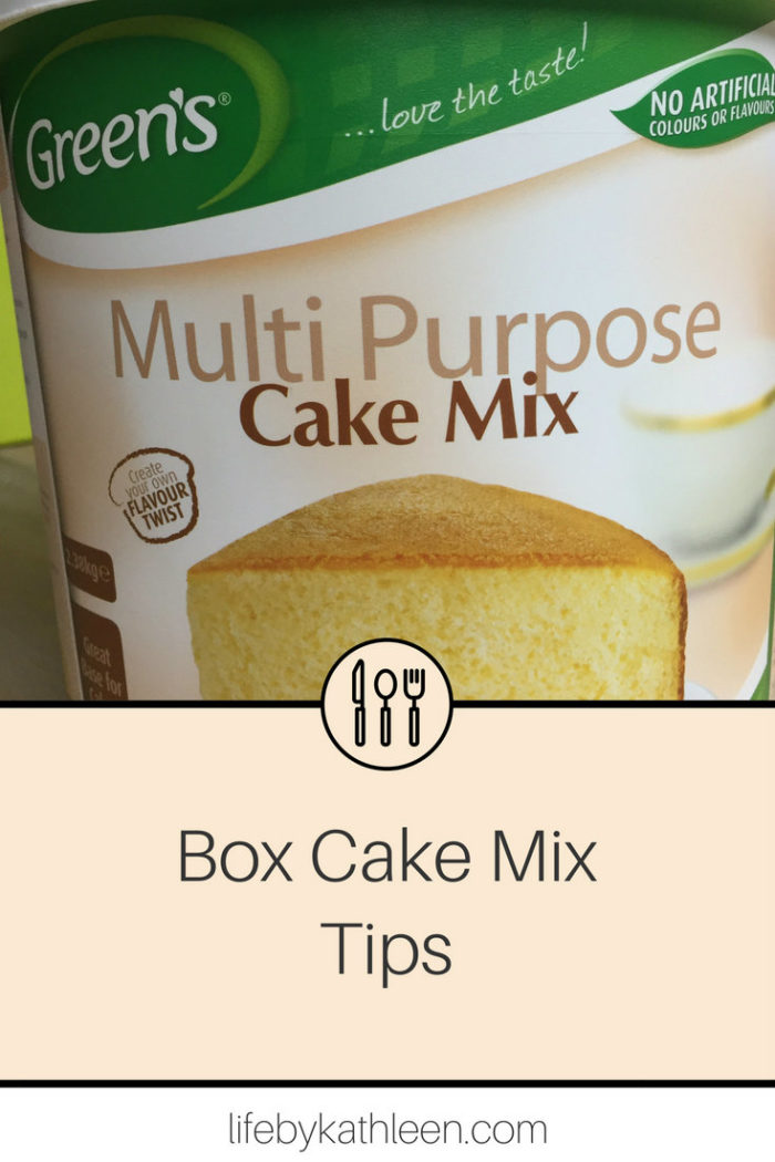 Box Cake Mix Tips Life By Kathleen