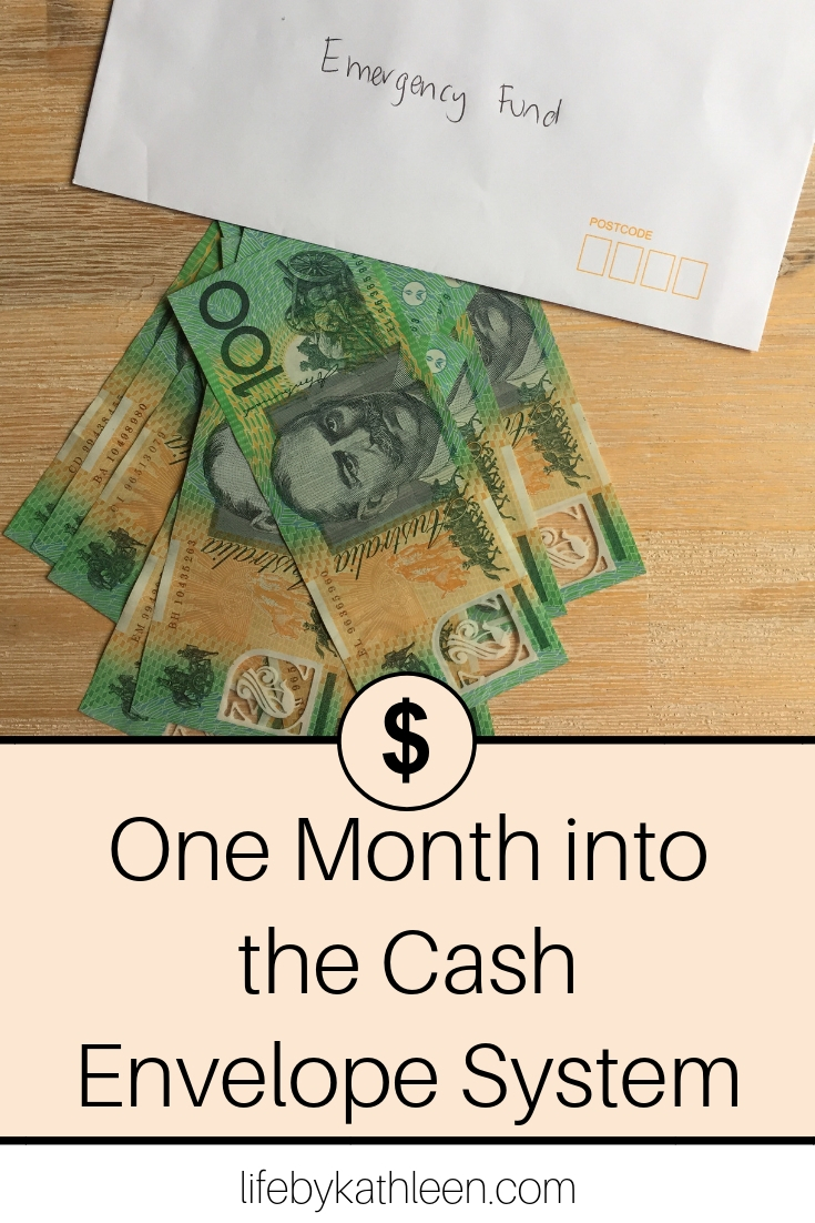 One Month into the Cash Envelope System