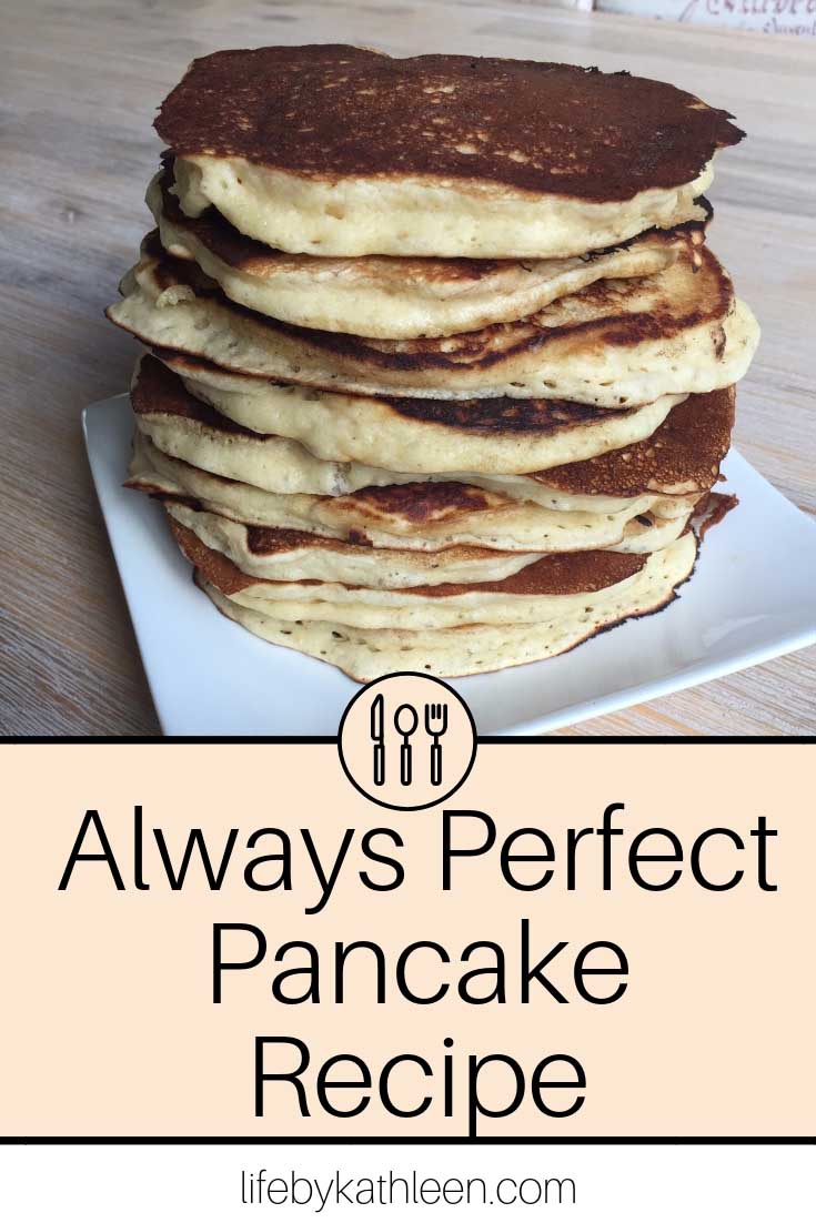 Always perfect pancake recipe
