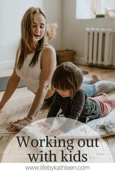 working out with kids