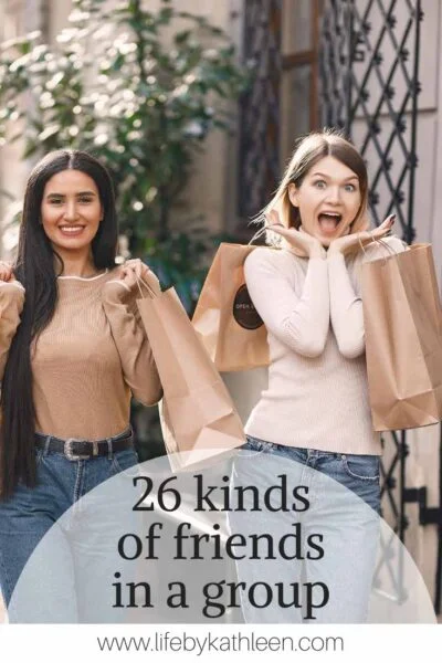 26 kinds of friends in a group