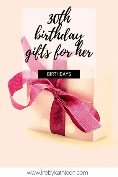 30th birthday gifts for her